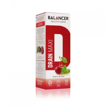 Очищающий и дренирующий напиток BALANCER DRAIN MAXI со вкусом «Вишня–мята», 10 шт. — фото 3